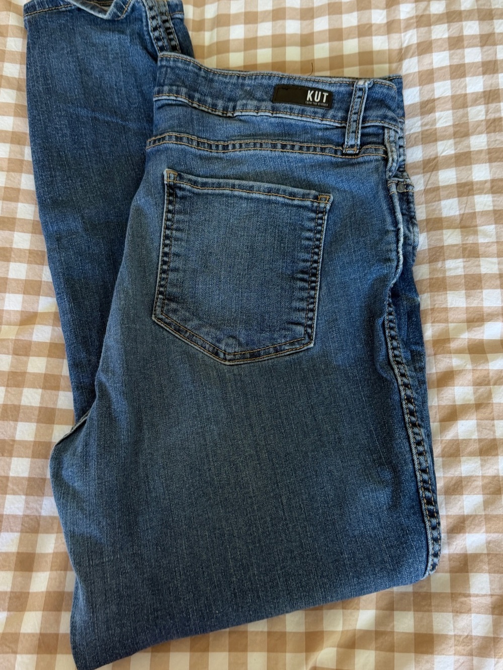 Kut from the Kloth Dark Blue Denim Jeans